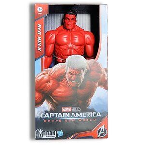 Hasbro Captain America Red Hulk Brave New World Titan Hero Series 12-Inch Figure